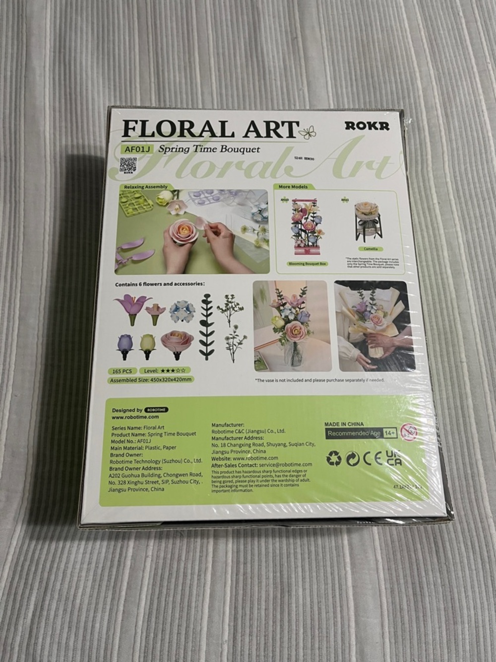 Floral Art Spring Time Bouquet DIY Kit - Pastel Multicolor - Picture 2 of 4